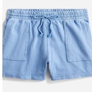 COPY - NWT J Crew Garment-dyed pull on shorts in retro blue M